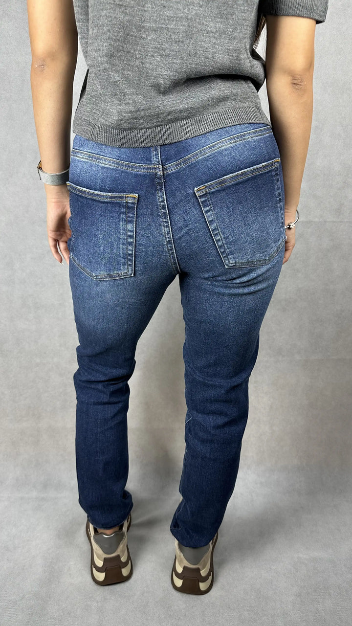 Дамски Slim Fit дънки "011"