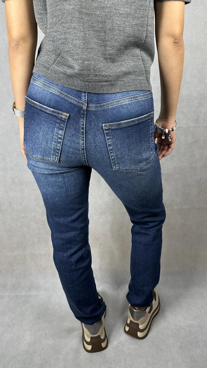 Дамски Slim Fit дънки "011"